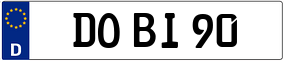 Truck License Plate
